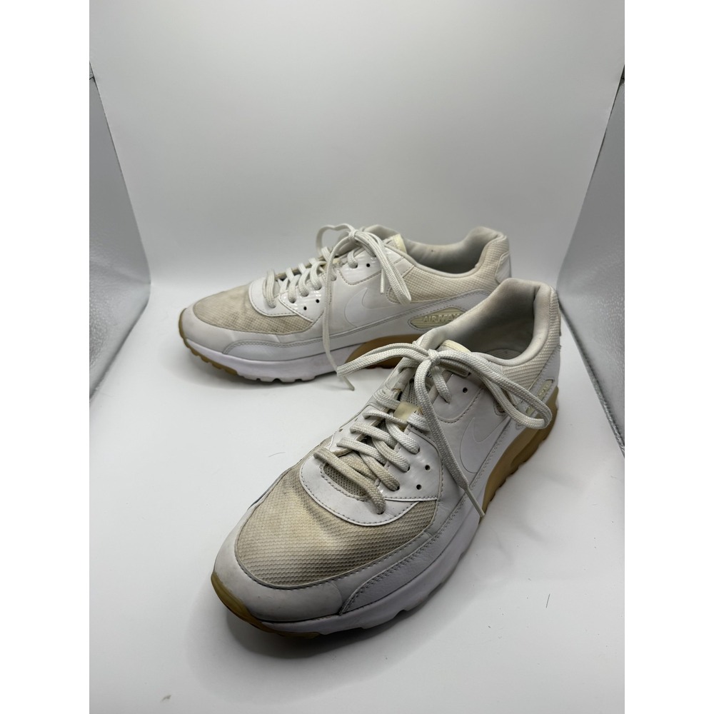 Nike Air Max 90 Ultra Essential White Gum 724981-101 Womens 9.5 Running Shoes